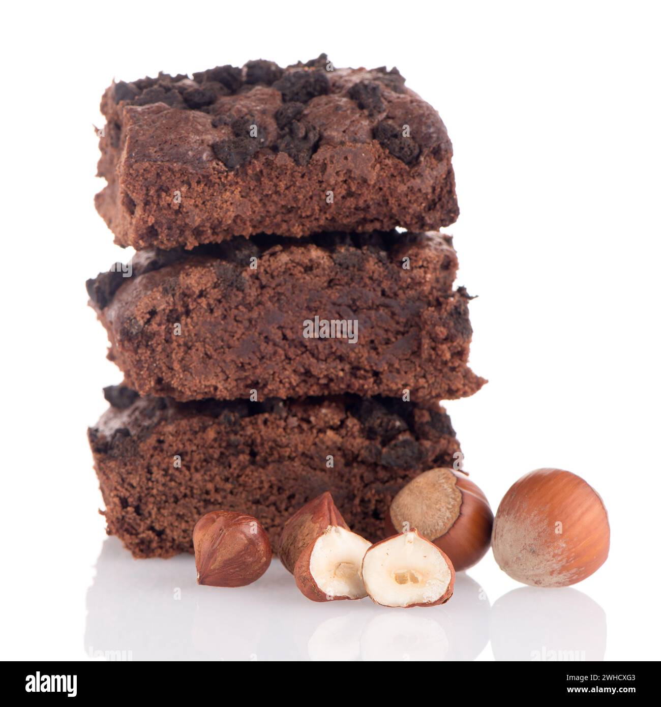 Brownie al cioccolato Foto Stock