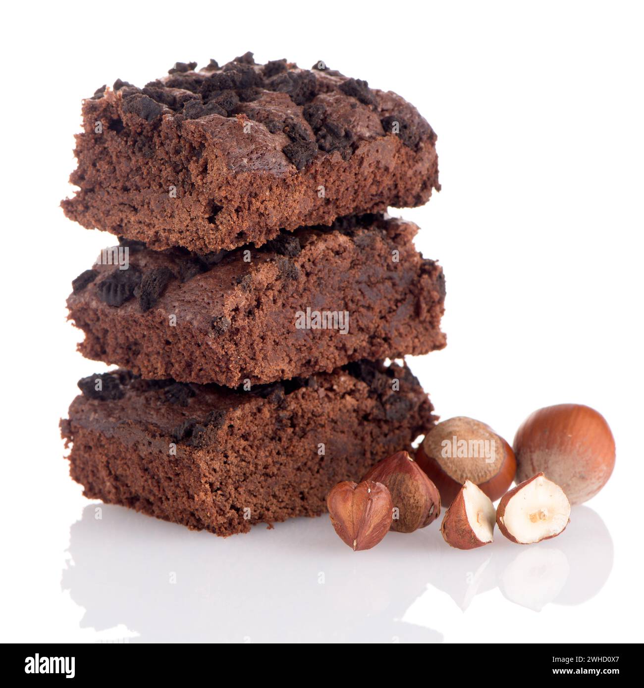 Brownie al cioccolato Foto Stock