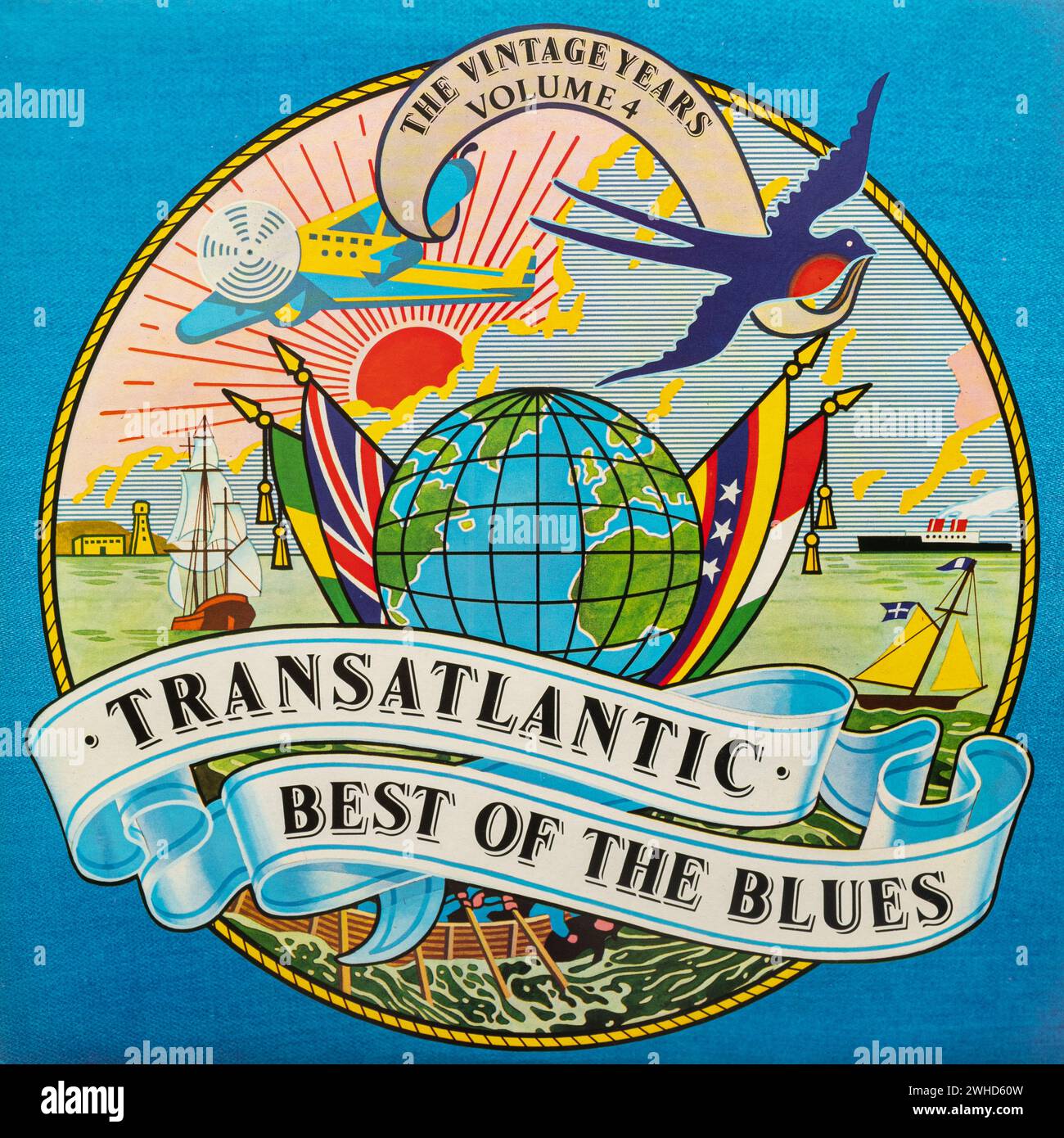 Transatlantic Best of the Blues compilation, The vintage Years volume 4, copertina LP vinile Foto Stock