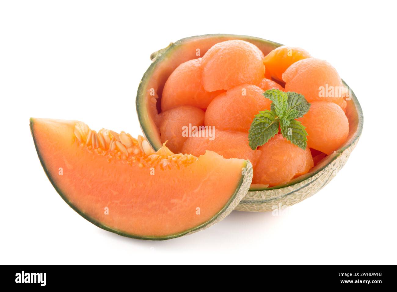 Honeydew melon Foto Stock