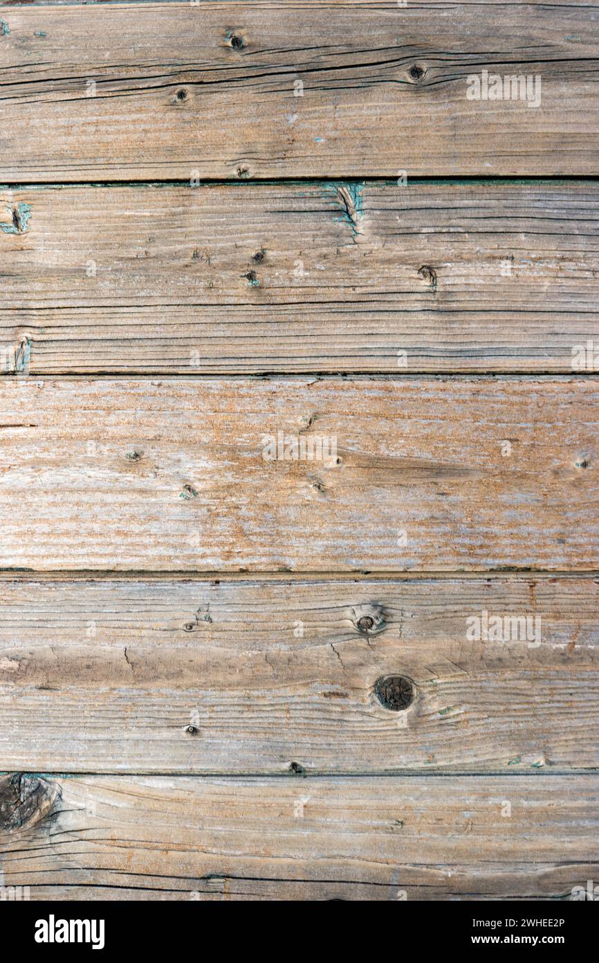 Rustico fienile weathered legno Foto Stock