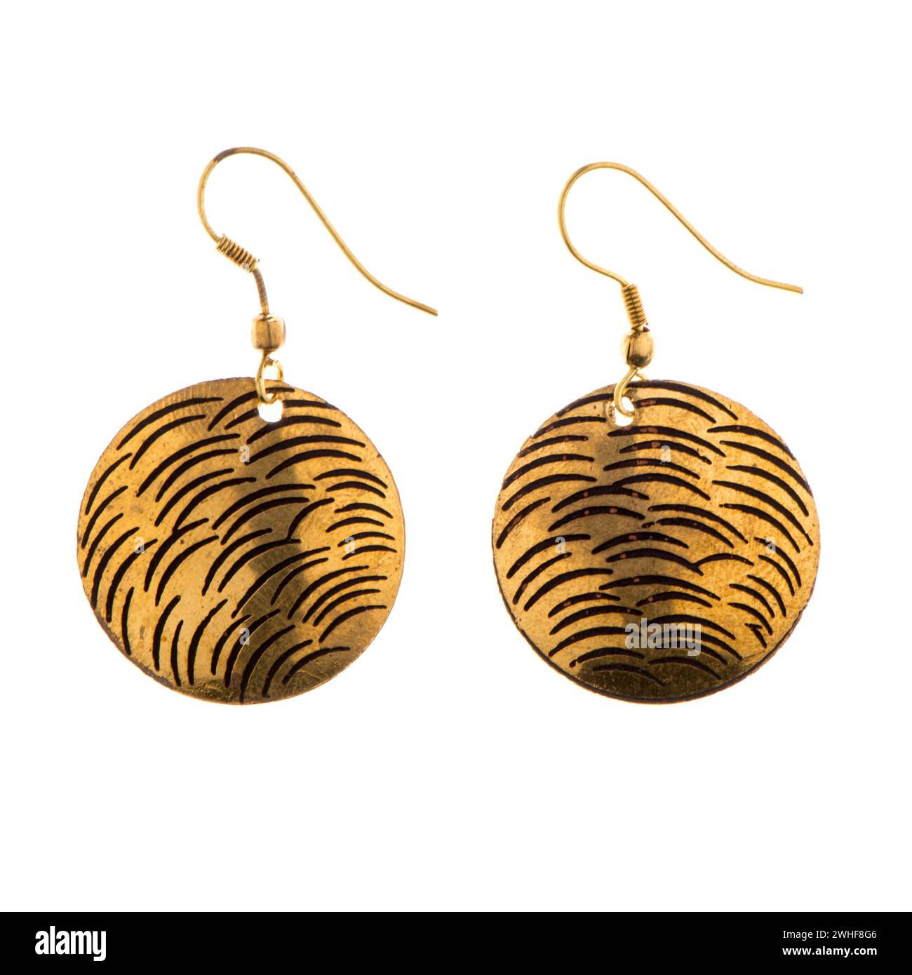 Orecchini tradizionali indiani Foto Stock