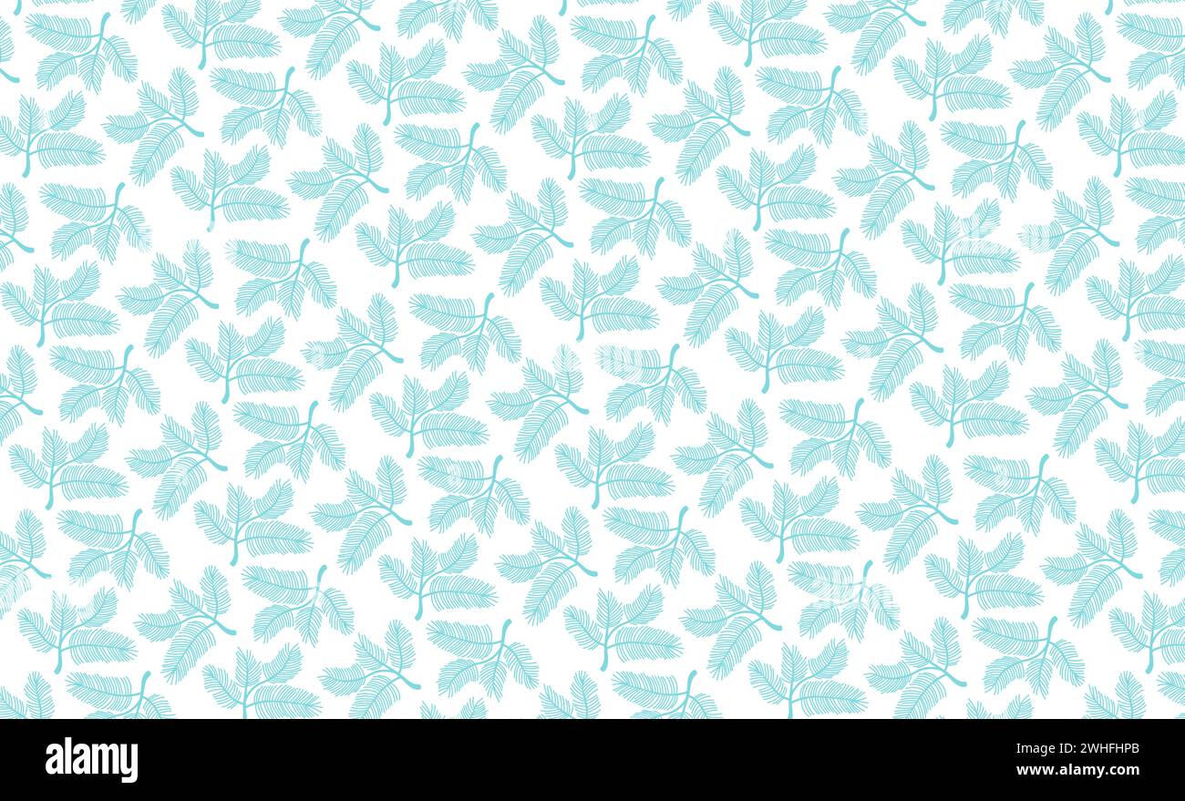 linea floreale sfondo senza cuciture Illustrazione Vettoriale