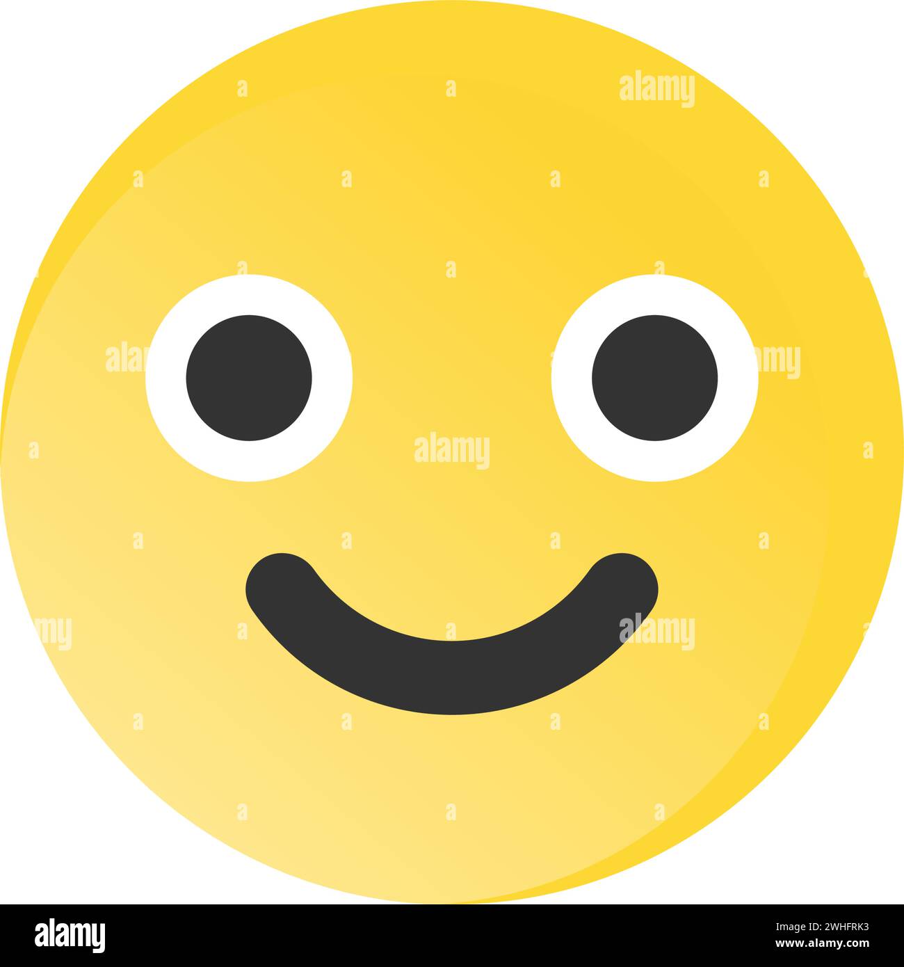 set di icone emoticon sorriso Illustrazione Vettoriale