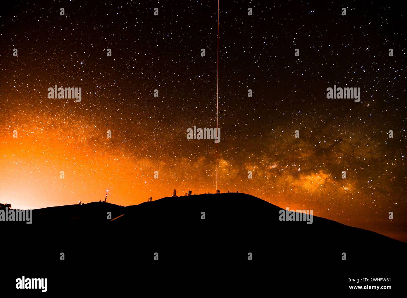 Cielo notturno Foto Stock