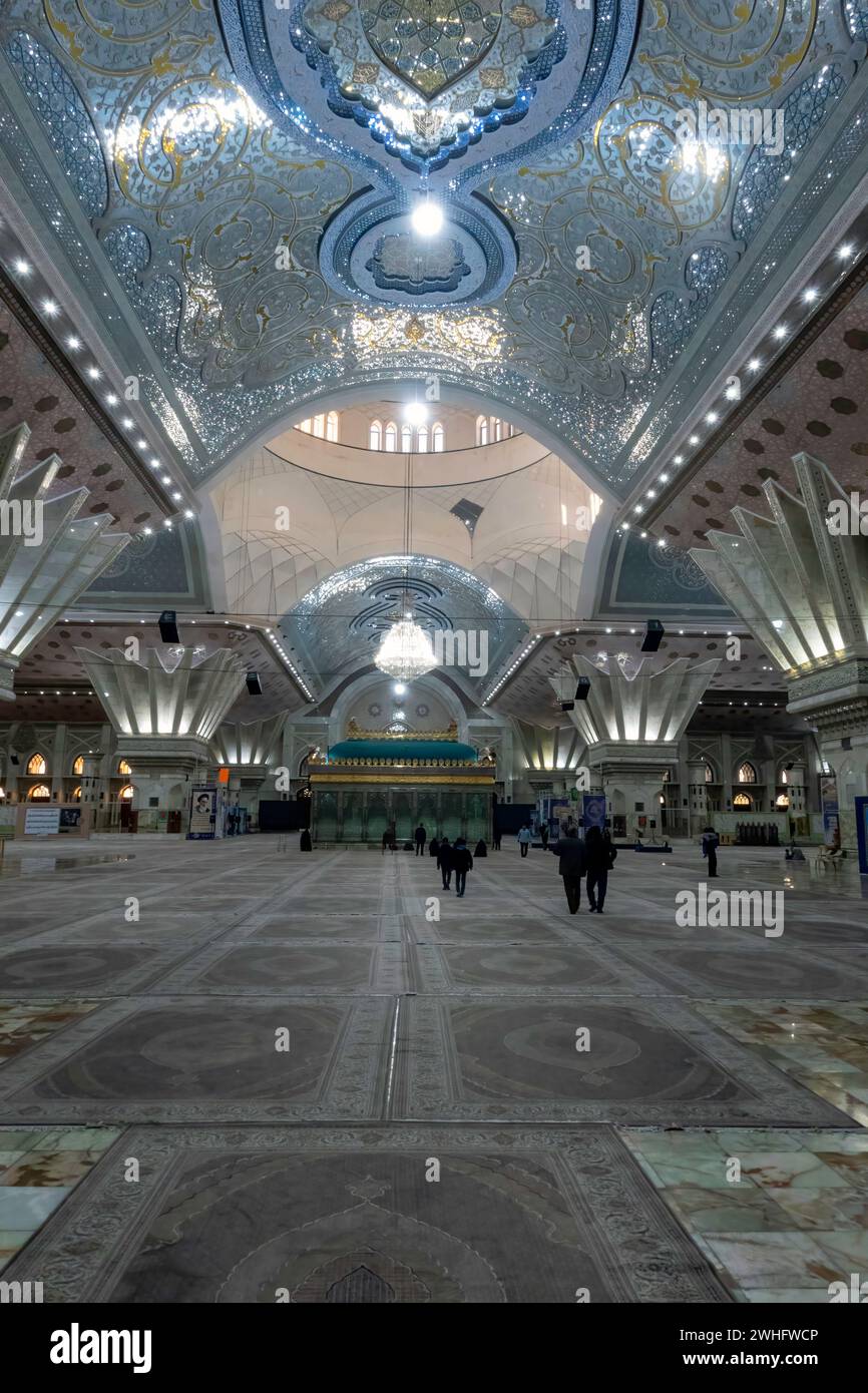 Tomba di Ruhollah Khomeini, Behesht-e Zahra, Teheran, Iran Foto Stock