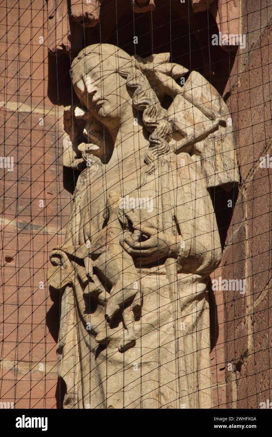 Synagoga alla cattedrale di Worms Foto Stock