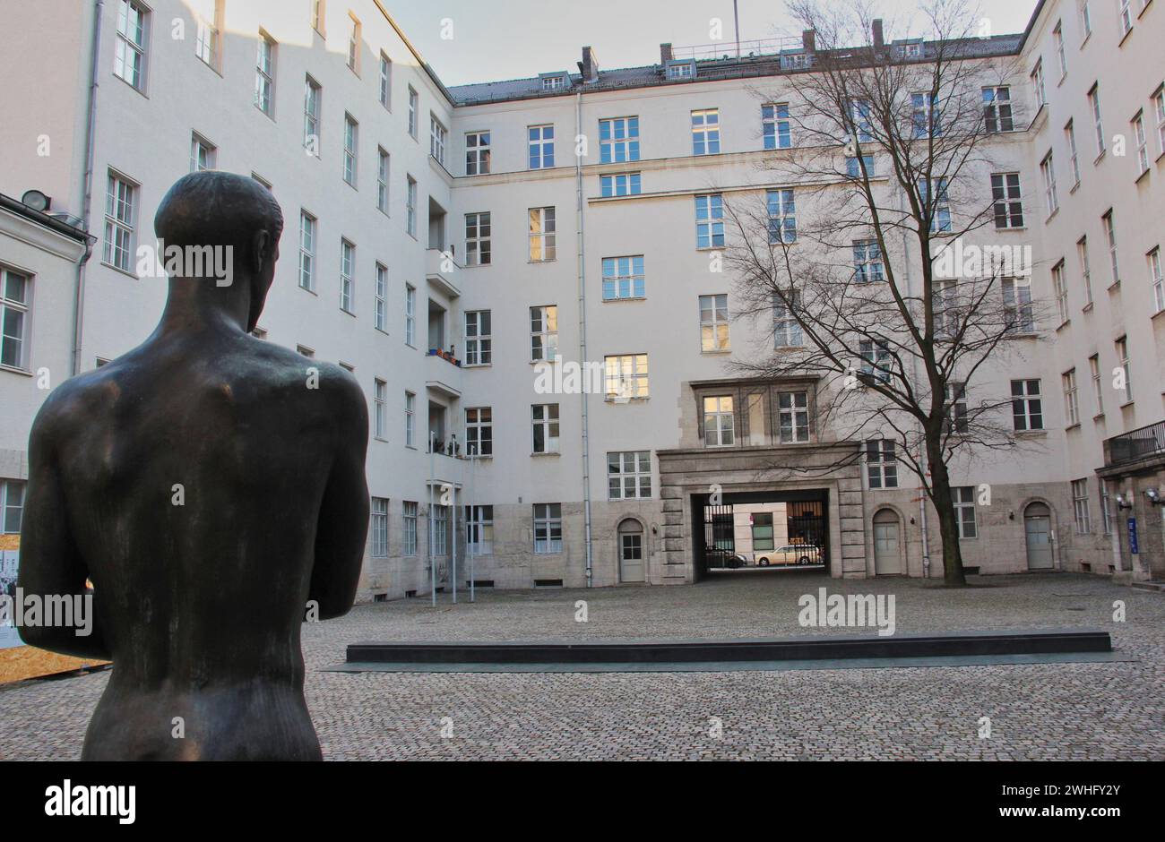 Memoriale della resistenza tedesca nell'allora alto comando dell'Esercito (Bentlerblock). I combattenti della resistenza del 20 luglio 1944 sono stati fucilati in t Foto Stock