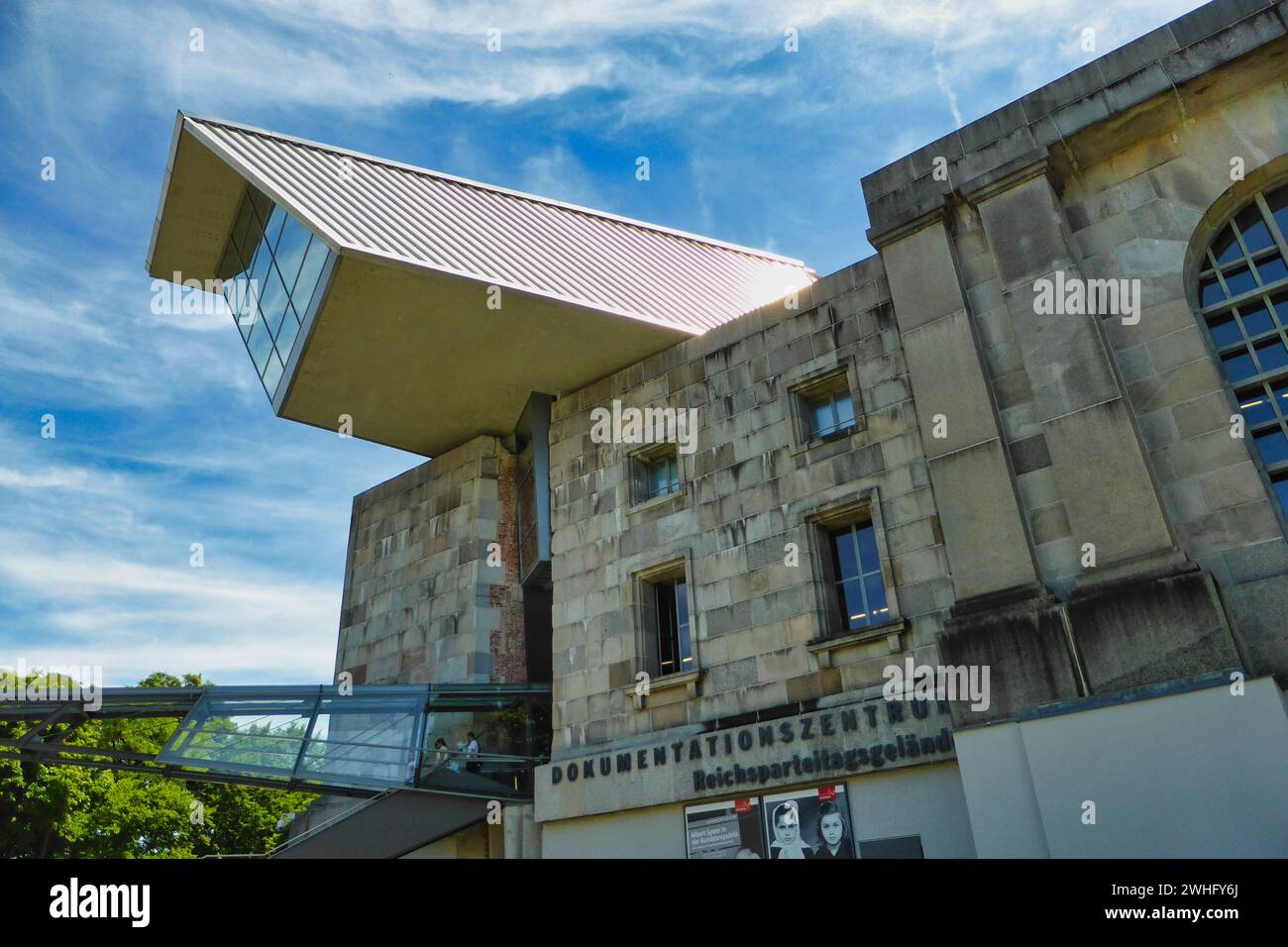 Centro di documentazione sull'ex Rally del Partito nazista a Norimberga Foto Stock