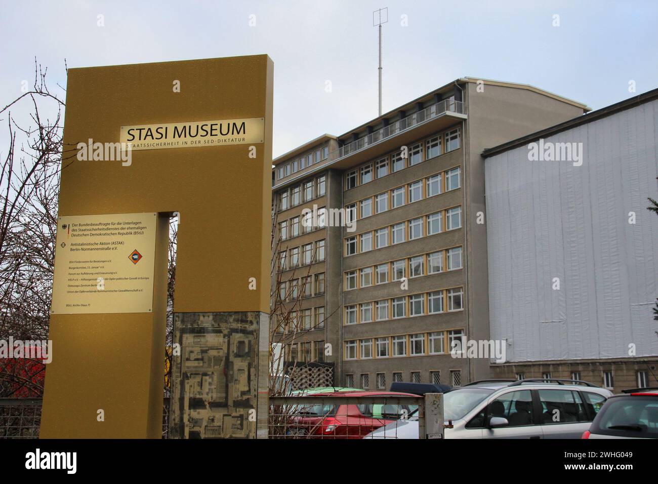 Stasi Museum di Berlino Foto Stock