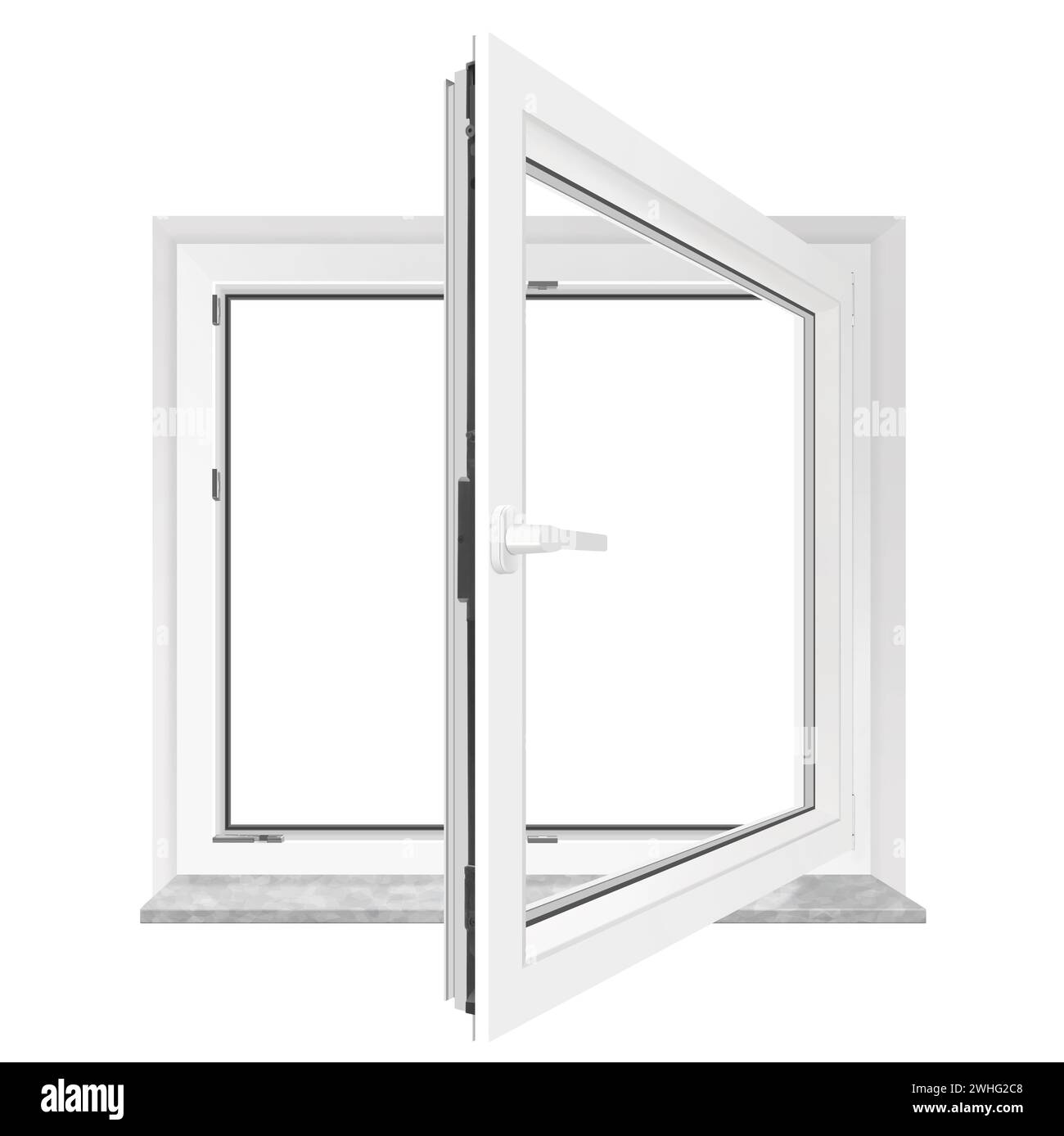 Finestra aperta Foto Stock