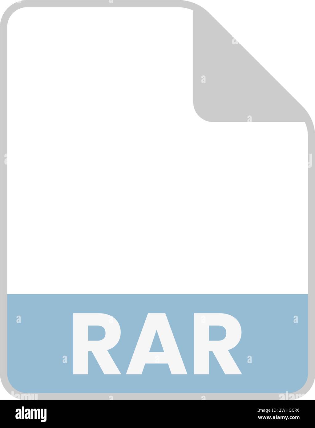 icone semplici di vari tipi di file Illustrazione Vettoriale