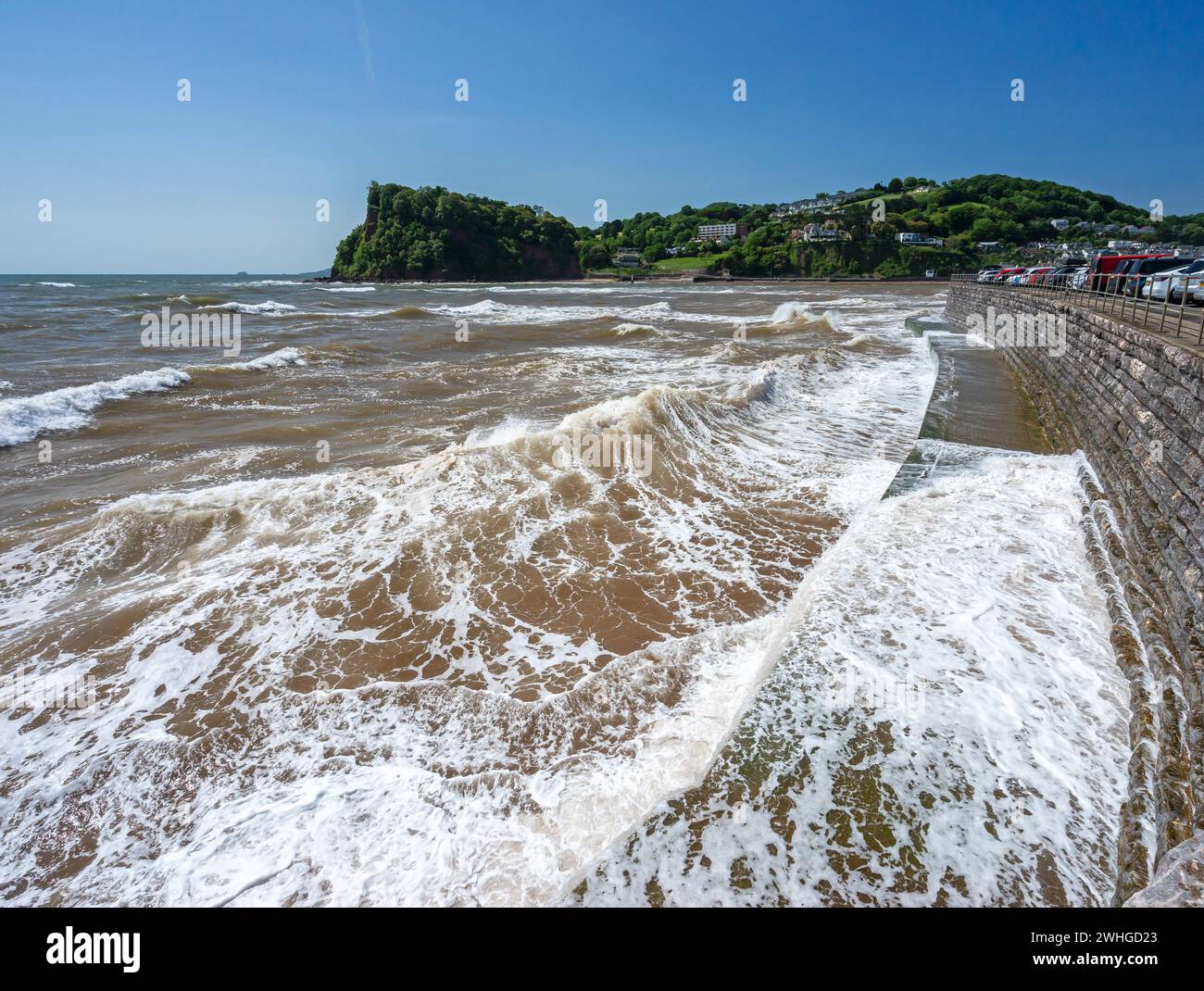 Città costiera di Teignmouth Devon Inghilterra Regno Unito Foto Stock
