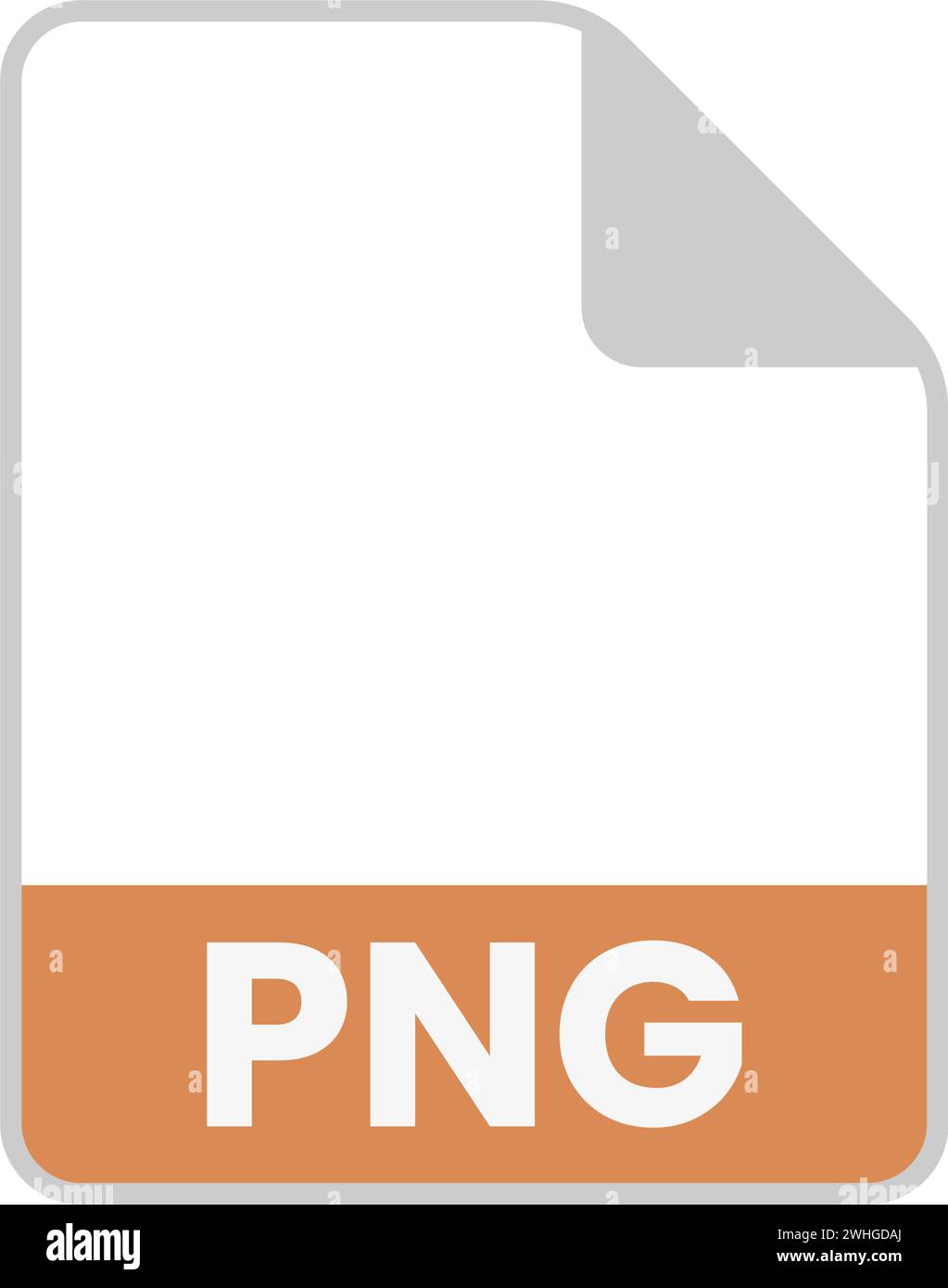 icone semplici di vari tipi di file Illustrazione Vettoriale