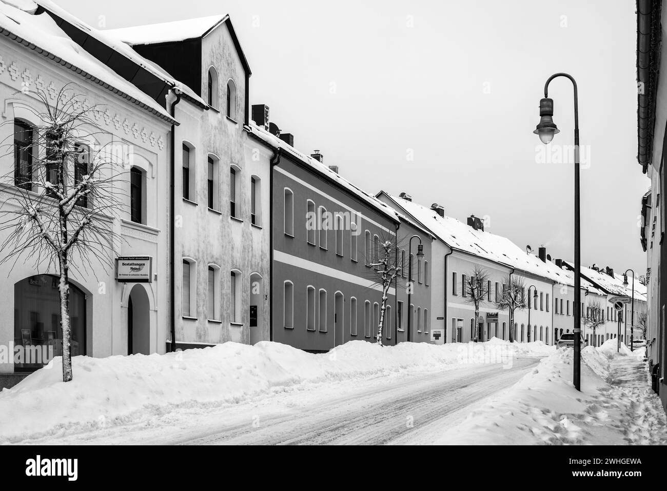 Inverno in città Foto Stock