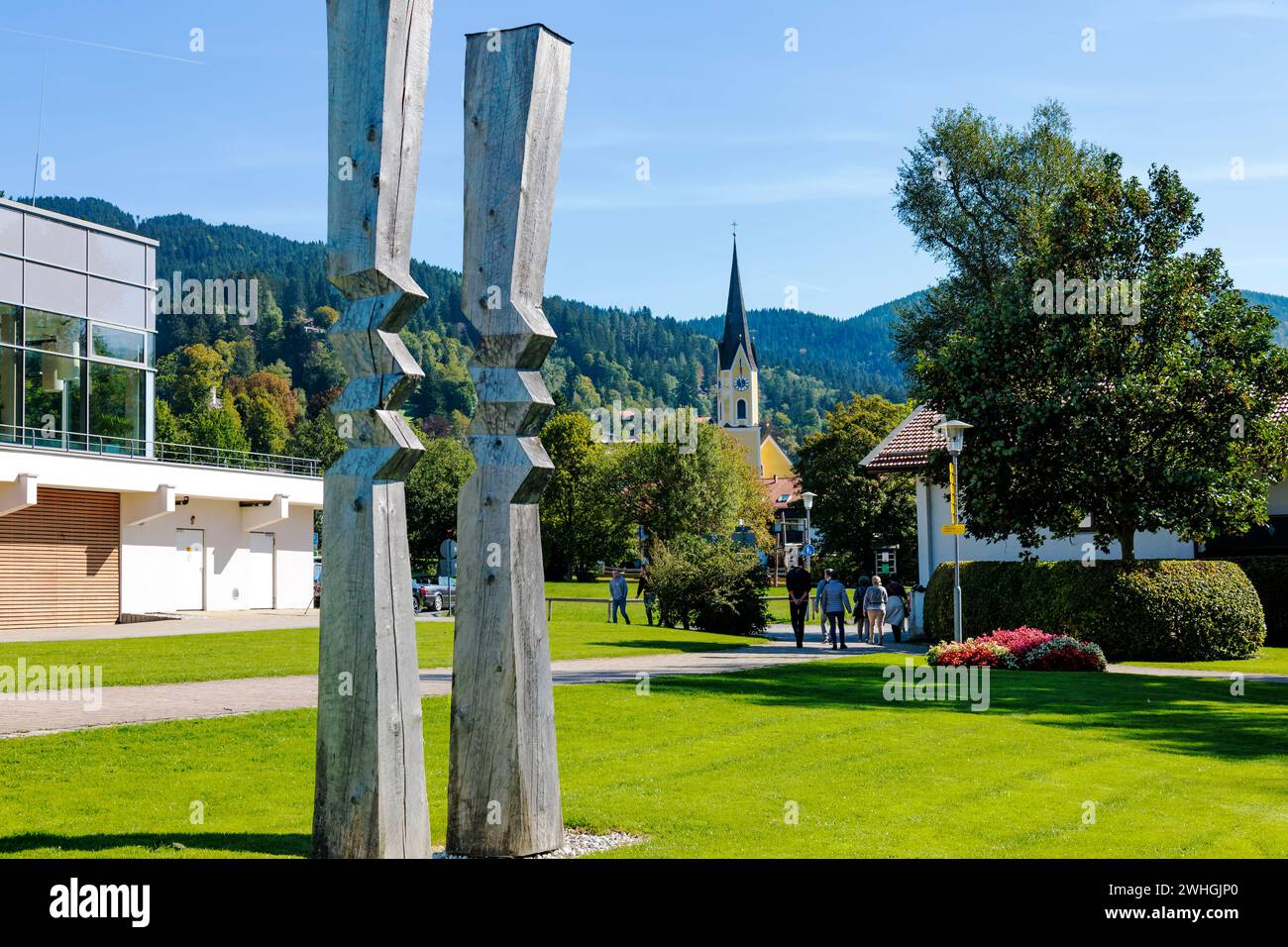 Schliersee, Kurpark, Baviera Foto Stock