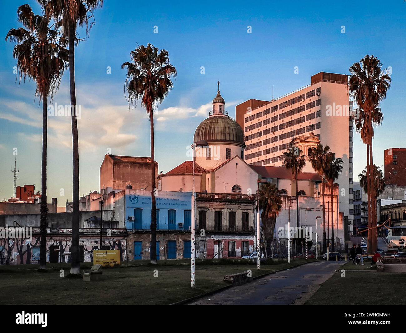 Città vecchia, montevideo, uruguay Foto Stock