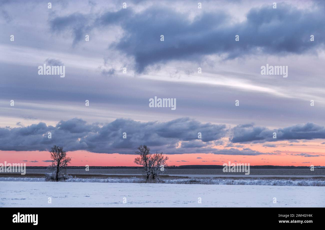 Neve al Bodden Foto Stock