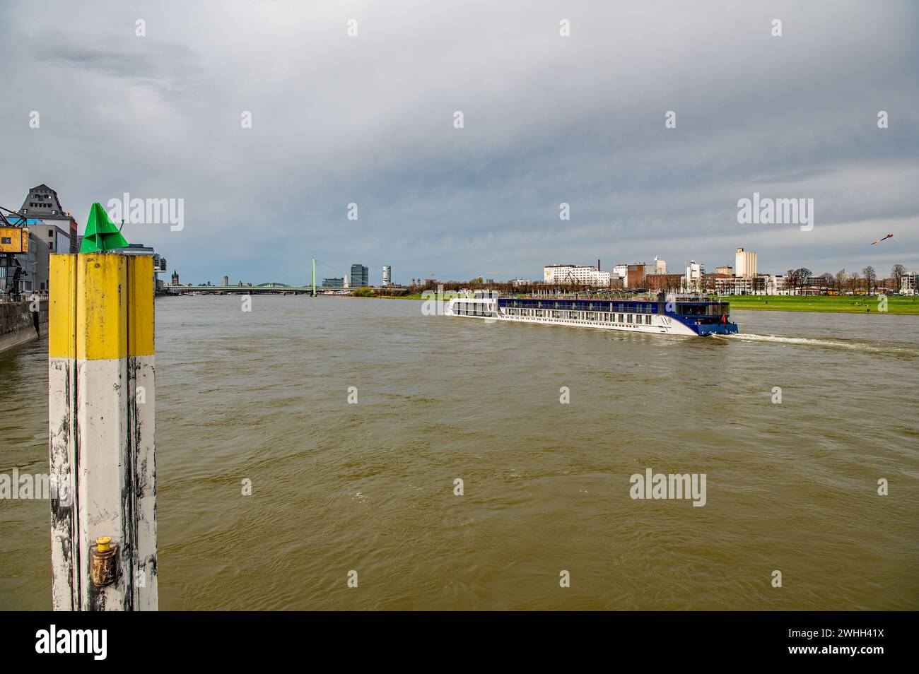 Paesaggio del Reno Foto Stock