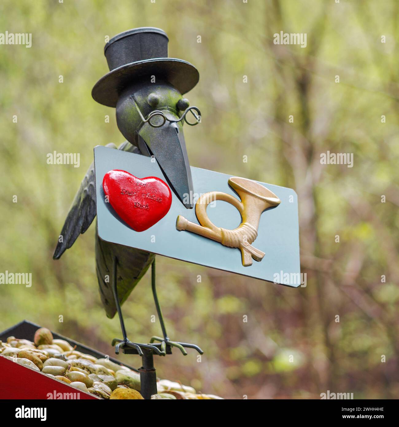 Il Postillon d'Amour volante Foto Stock