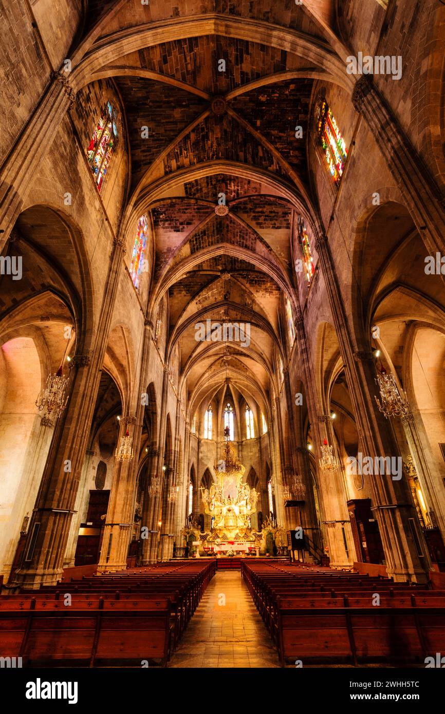 Chiesa gotica di Santa Eulalia Foto Stock