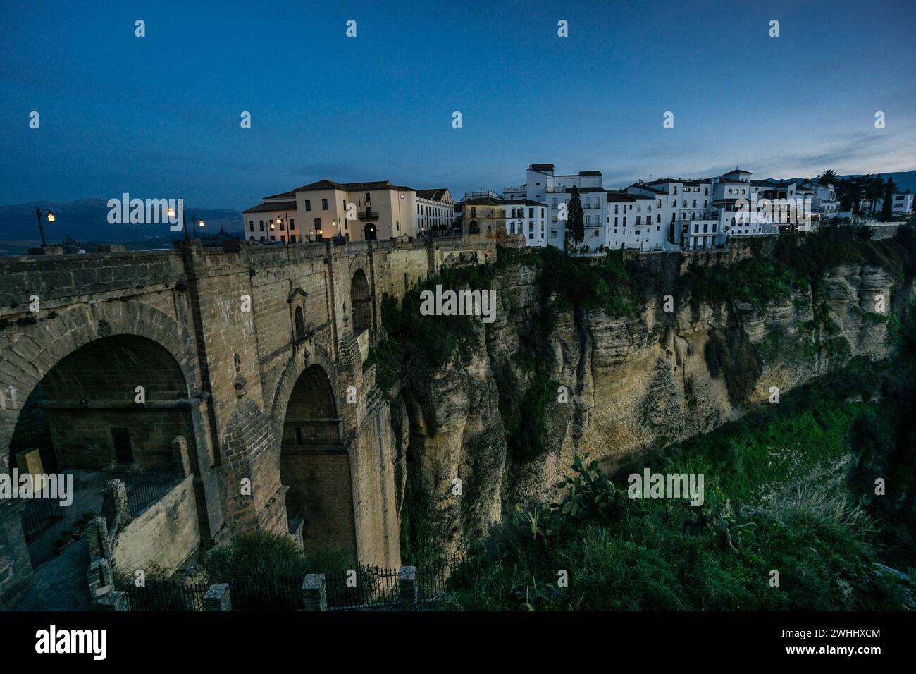 Puente Nuevo construido entre 1759 y 1793 Foto Stock