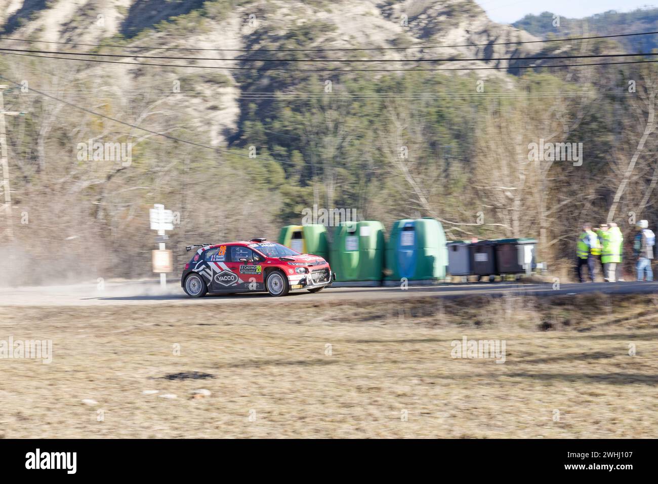 WRC Rally Monte Carlo 2024 Foto Stock
