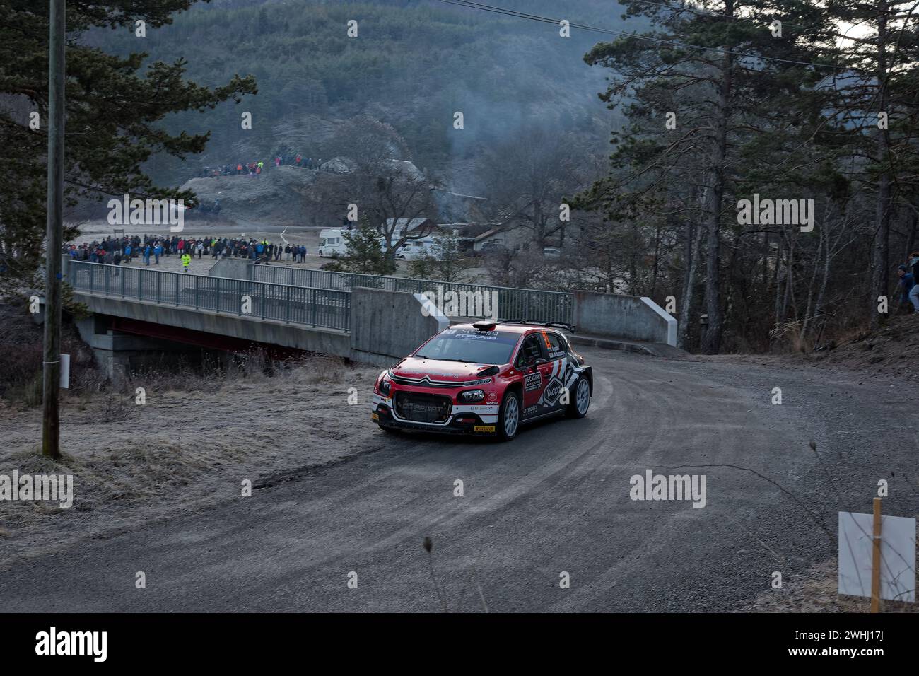 WRC Rally Monte Carlo 2024 Foto Stock