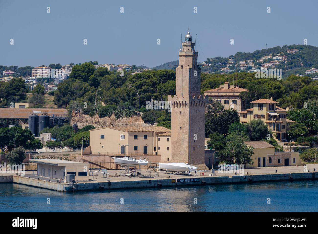 Faro di PortopÃ­ Foto Stock
