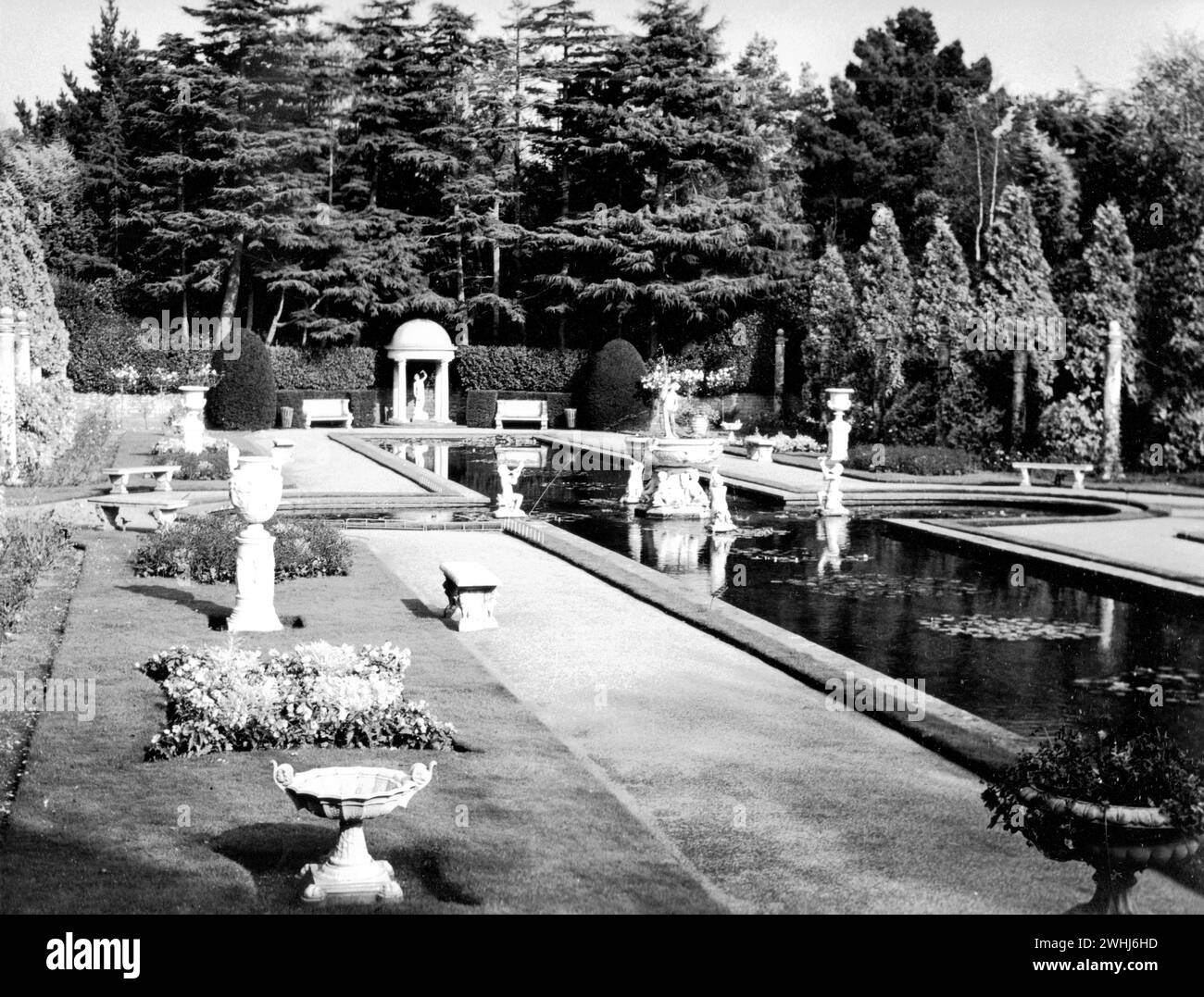 Compton Acres, Dorset, 1978 anni Foto Stock
