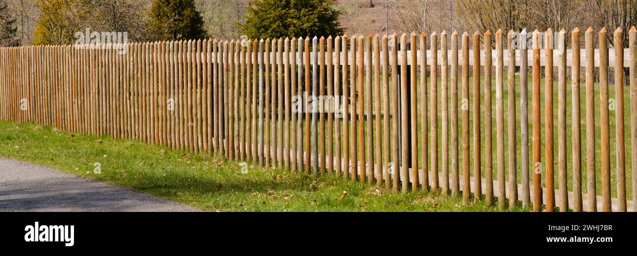 Recinto di legno Foto Stock