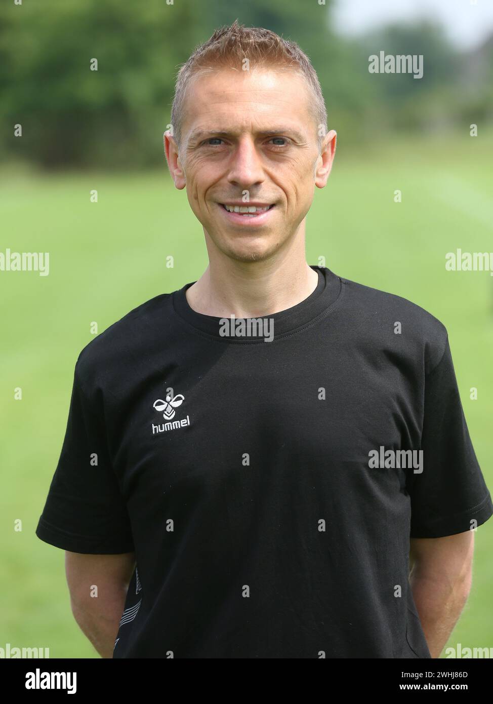 Nuovo arrivo Coordinatore di fisioterapia Zacharias Flore da 1. FC Magdeburg all'inizio dell'allenamento per la Bundesliga 2 2023-24 Foto Stock