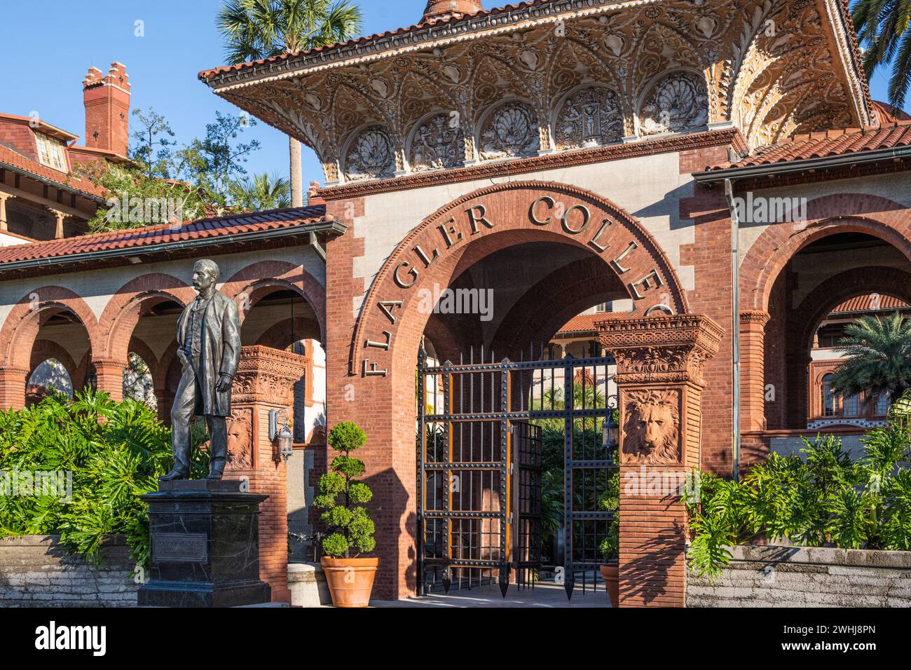 Flagler College nel centro storico di Sant'Agostino, Florida. (USA) Foto Stock