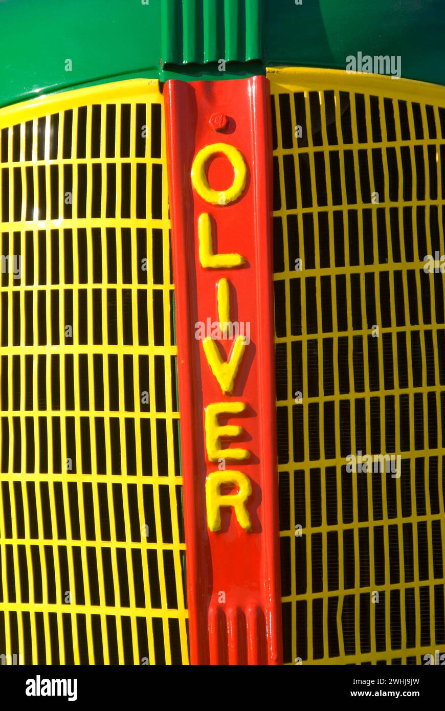 Oliver Row Crop 70 Standard Tractor, Great Oregon Steam-up, Antique Powerland, Brooks, Oregon Foto Stock