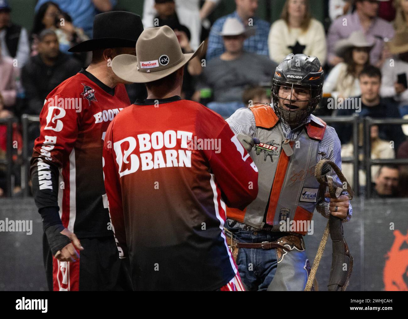 Cedar Park, Stati Uniti. 9 febbraio 2024. Il Whisky Velocity Tour a Cedar Park, Texas, il 9 febbraio 2024. (Stephanie Tacy/SIPA USA) credito: SIPA USA/Alamy Live News Foto Stock