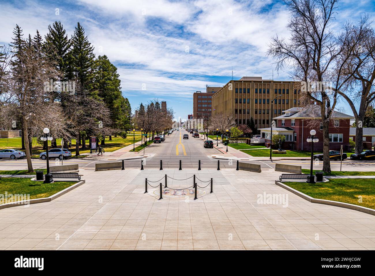 Il centro amministrativo di Cheyenne, Wyoming Foto Stock