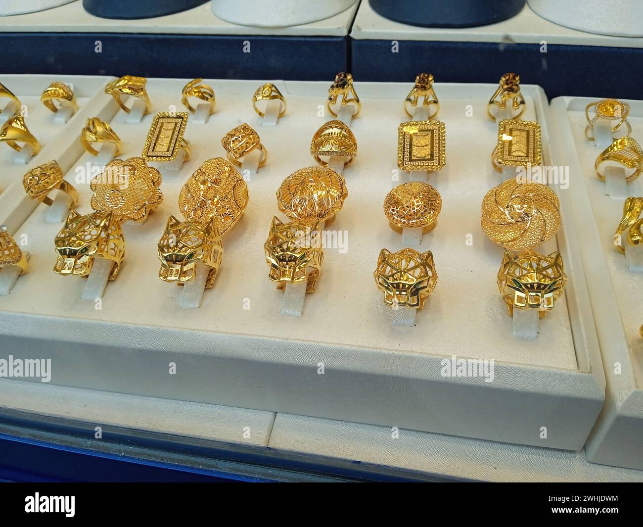 L'oro come materiale prezioso Foto Stock