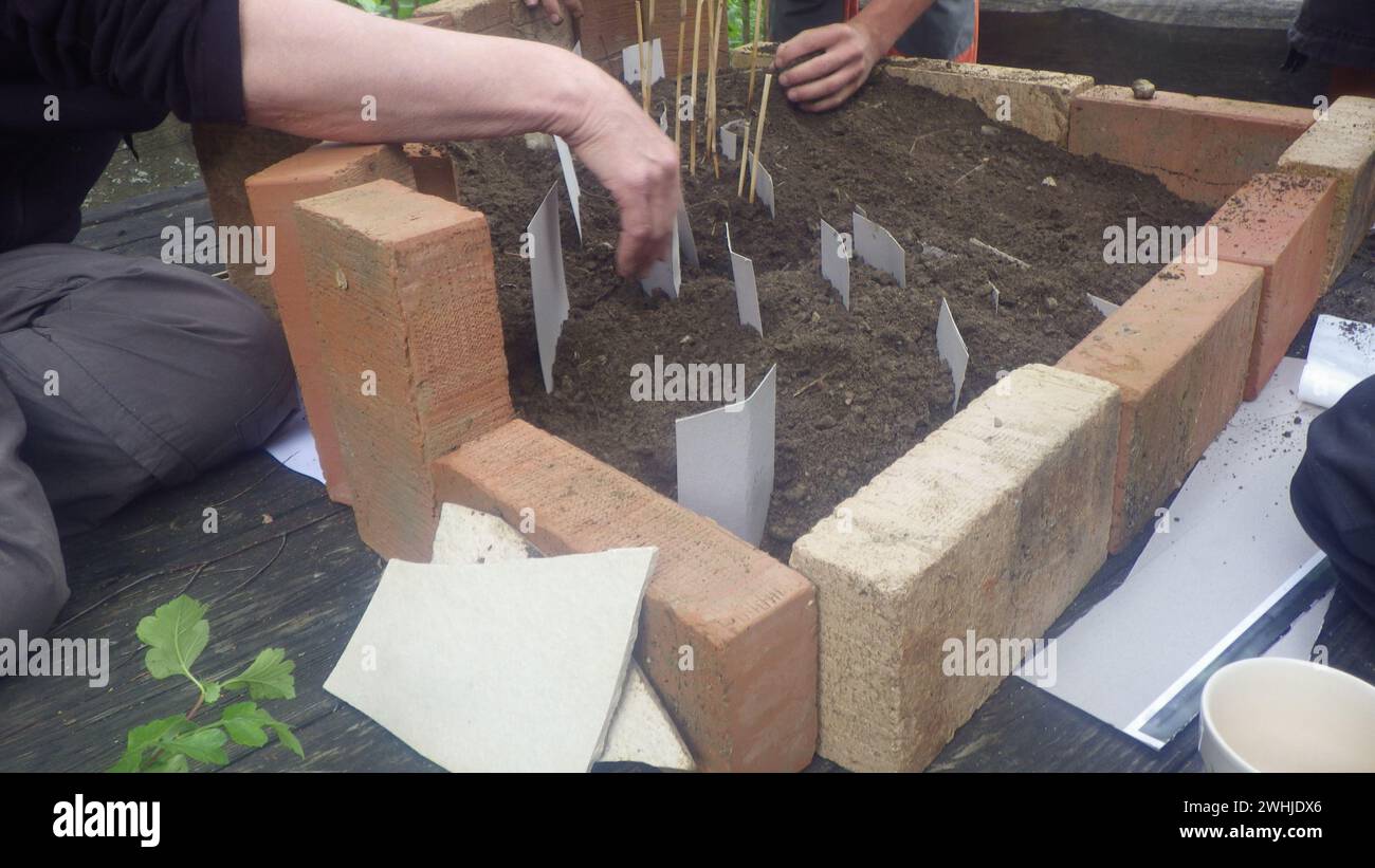 Pianificazione del gioco nella pianificazione del paesaggio Foto Stock