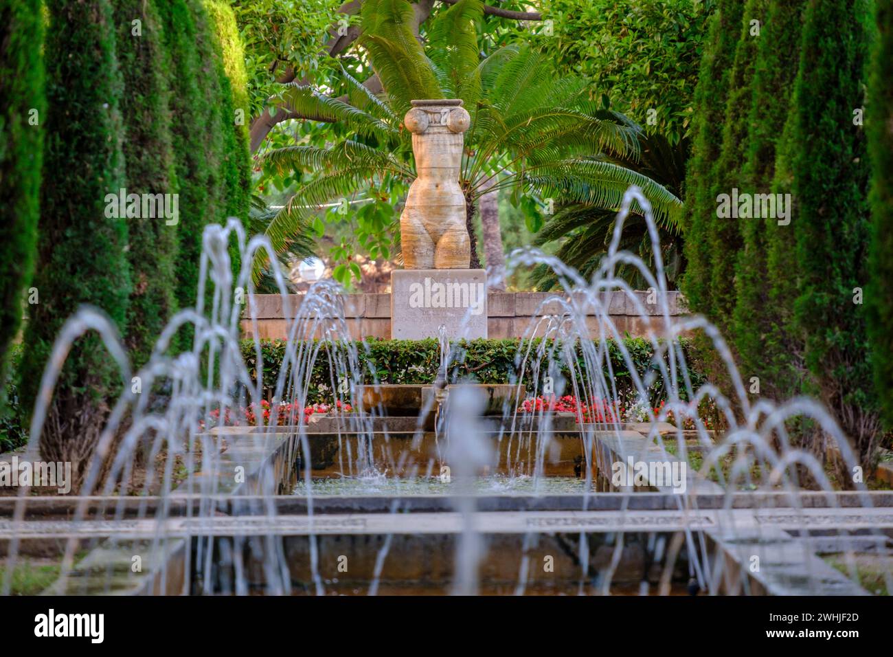 Giardino del frutteto del re Foto Stock