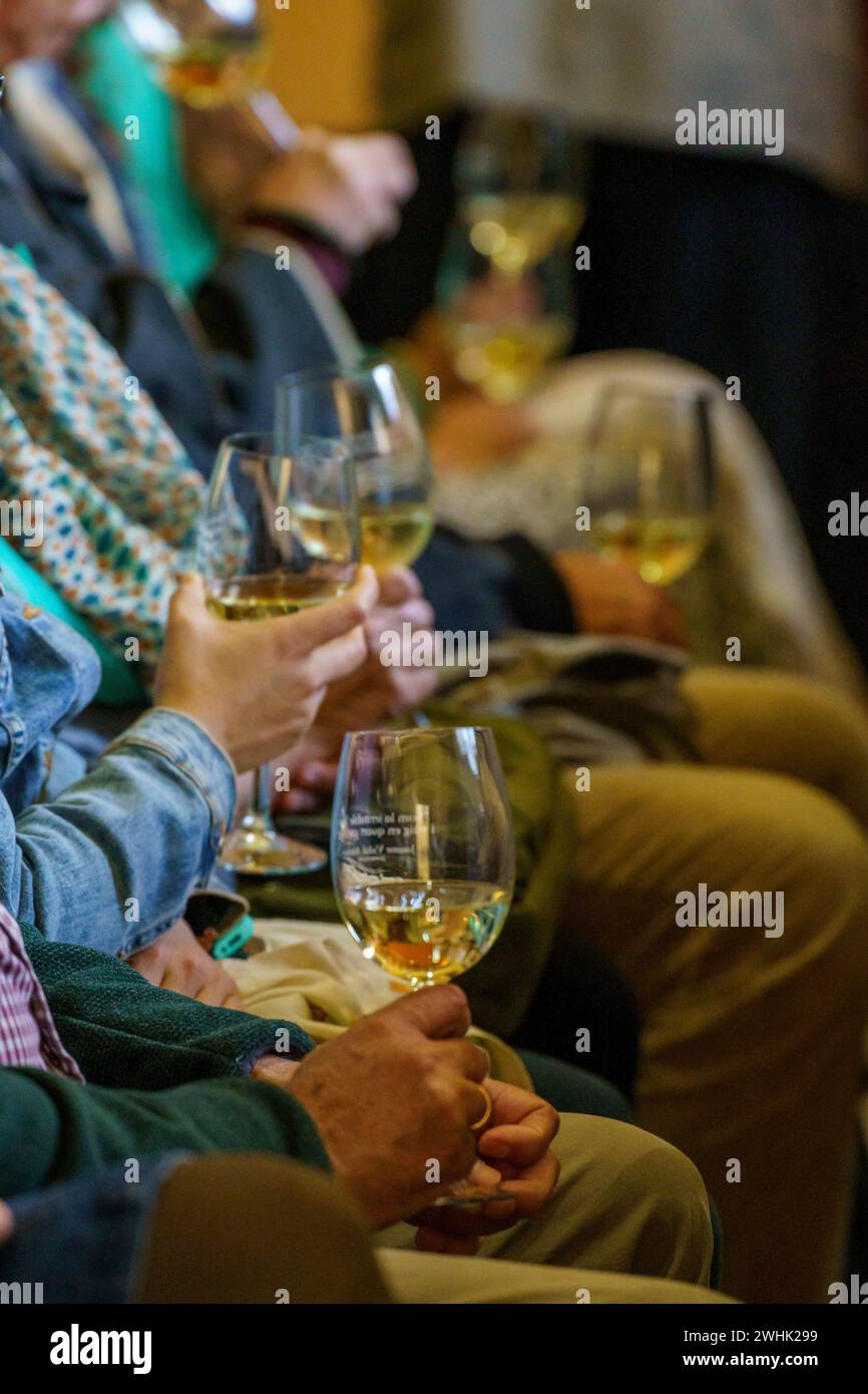 Poesia i vi Foto Stock