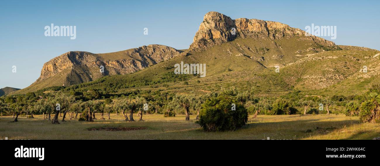 Parco naturale della penisola di Llevant Foto Stock