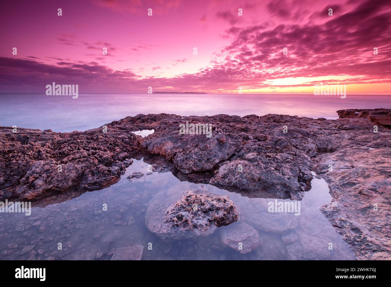 Cap de ses Salines Foto Stock