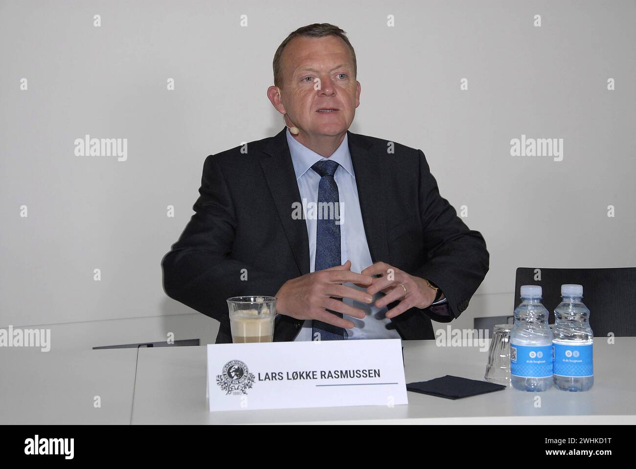 COPENAHGEN/DANIMARCA 19 giugno 2015  Lars Lokke Rasmussen, leader libderal e dell'opposizione, arriva al pranzo stampa del National Press Club dopo le serate elettorali Foto Stock