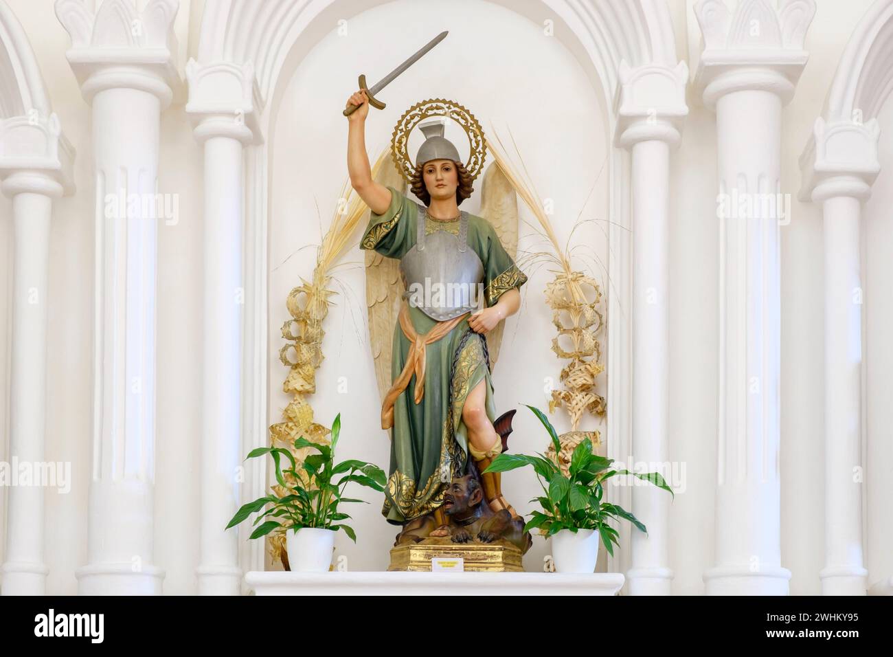 Chiesa di San Miguel Foto Stock