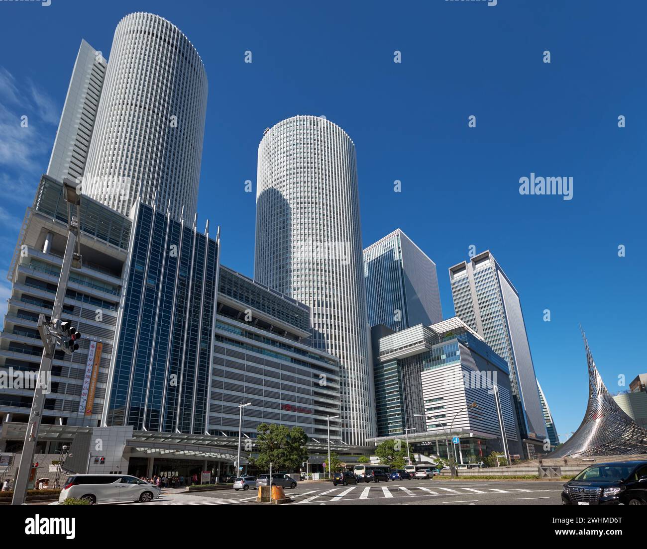 La stazione di Nagoya è una delle più grandi stazioni ferroviarie del mondo. Nagoya. Giappone Foto Stock