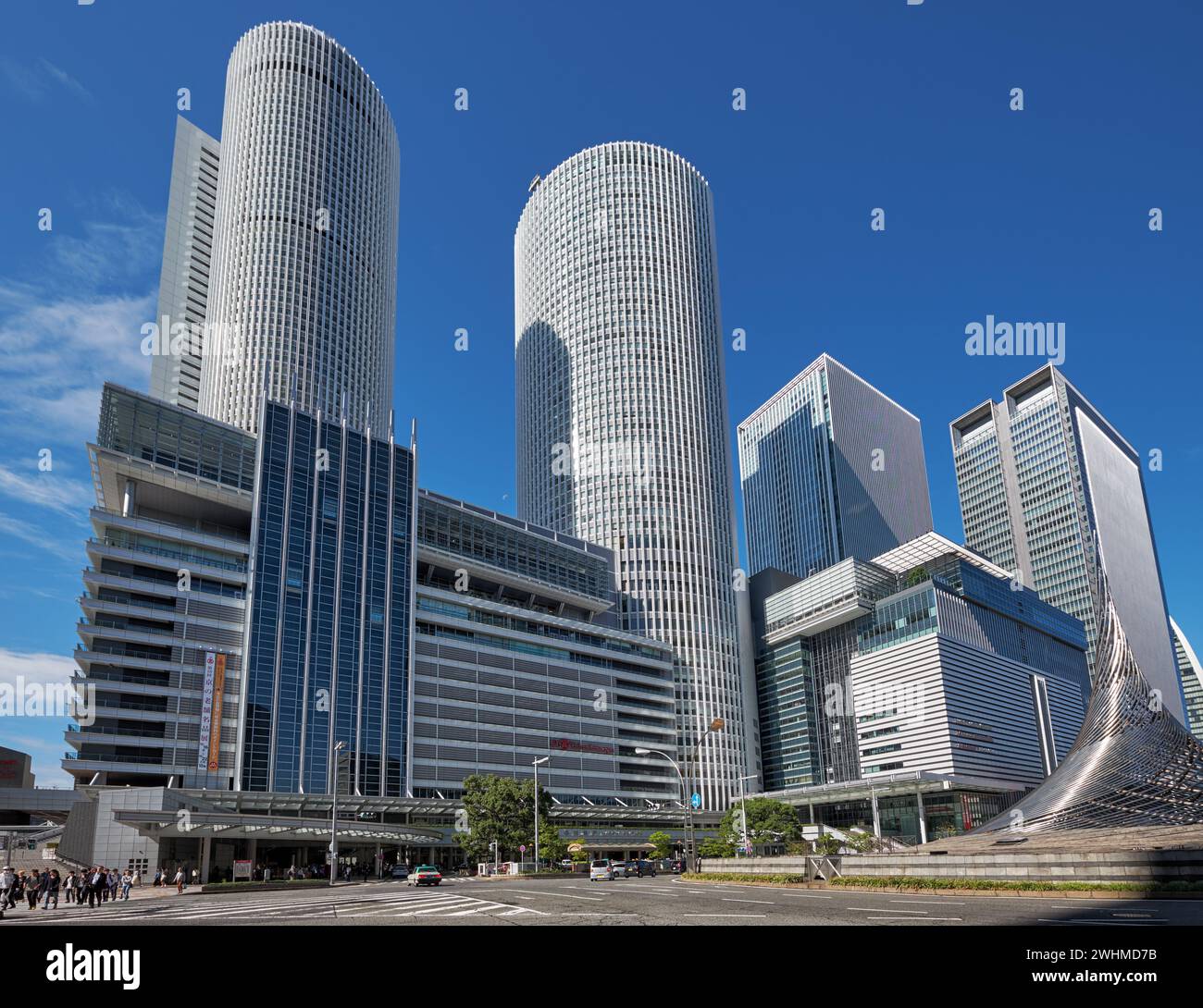 La stazione di Nagoya è una delle più grandi stazioni ferroviarie del mondo. Nagoya. Giappone Foto Stock