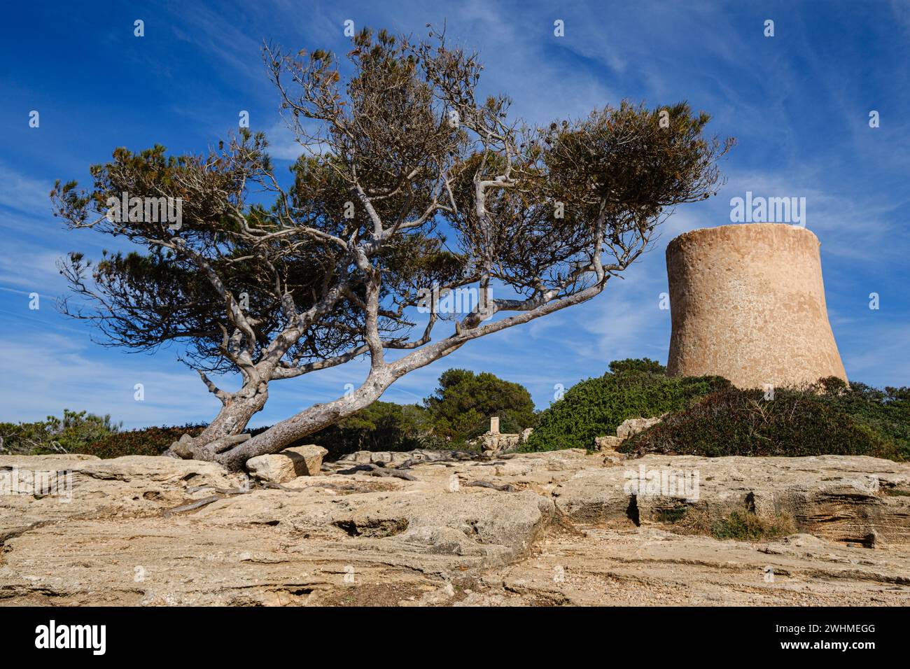 Torre Cala Pi Foto Stock