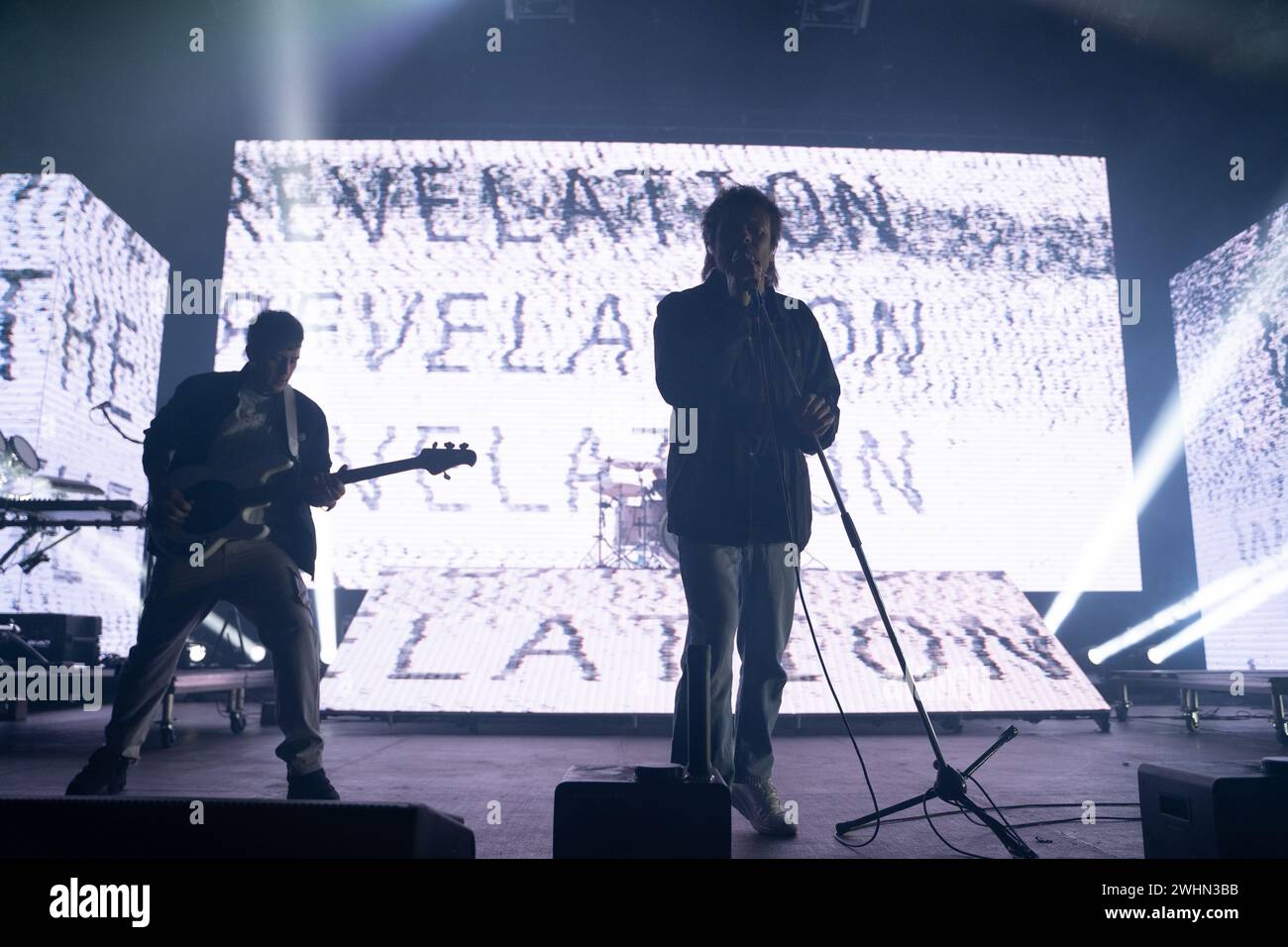 Nottingham, UK 10 febbraio 2024, Enter Shikari si esibisce a nottingham alla Motorpoint Arena come parte del loro tour nel Regno Unito crediti: Paul Smith / Alamy Live News Foto Stock