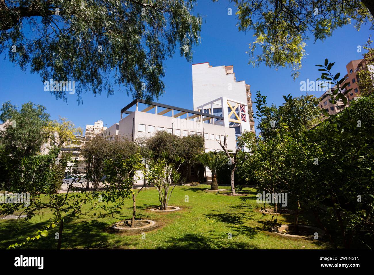 Escuela oficial de Idiomas Foto Stock