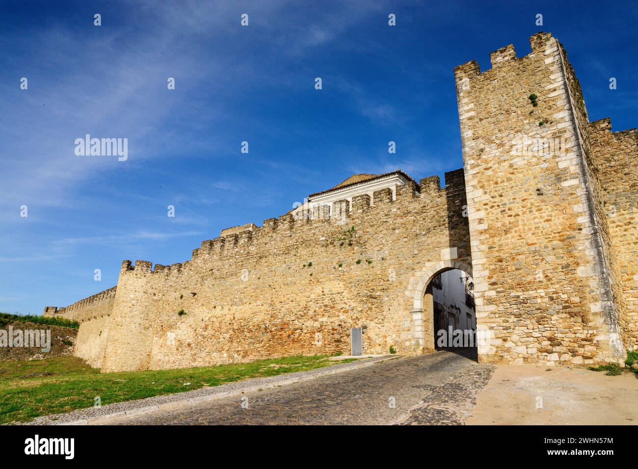 Puerta de Santarem Foto Stock